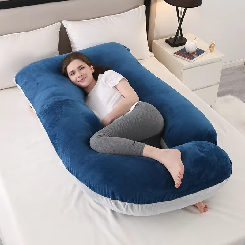 BowLift | J-Shaped Maternity Support Pillow for Side Sleeping and Breastfeeding