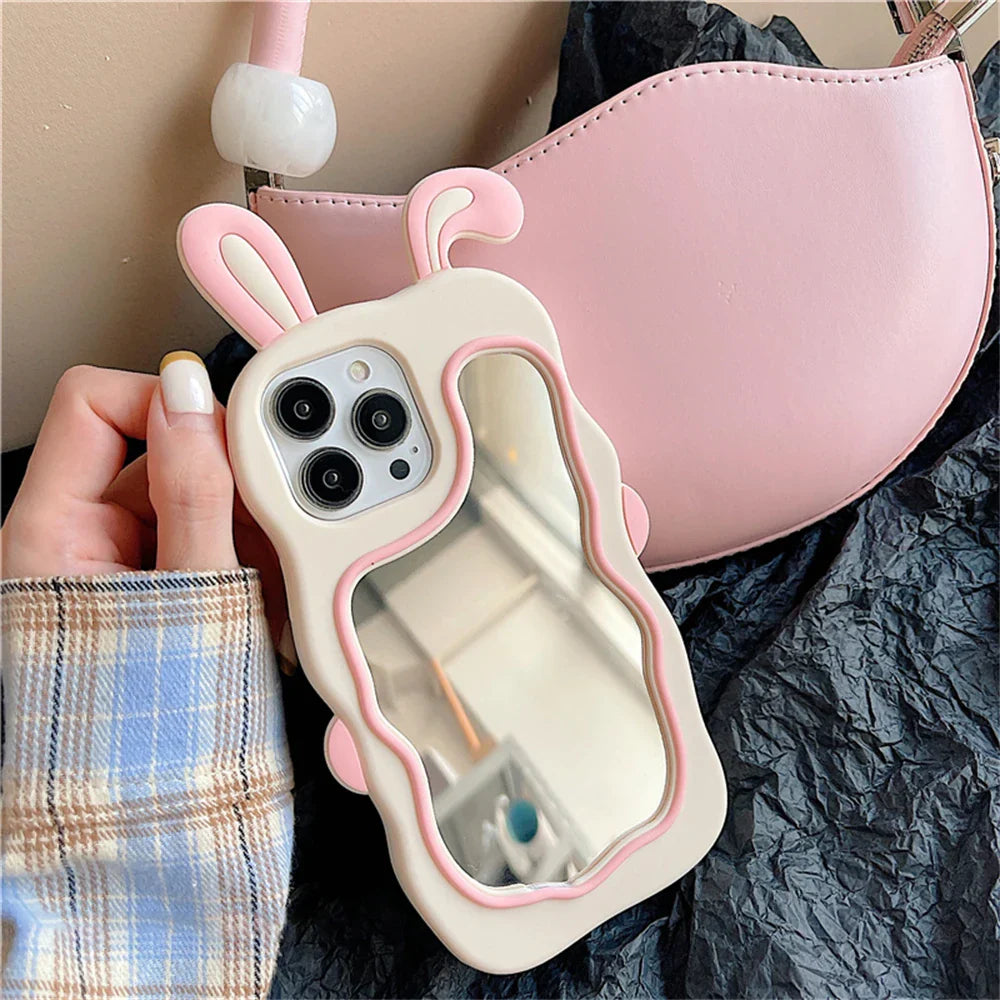 BowLift | Rabbit Ear Make-Up Mirror iPhone Case