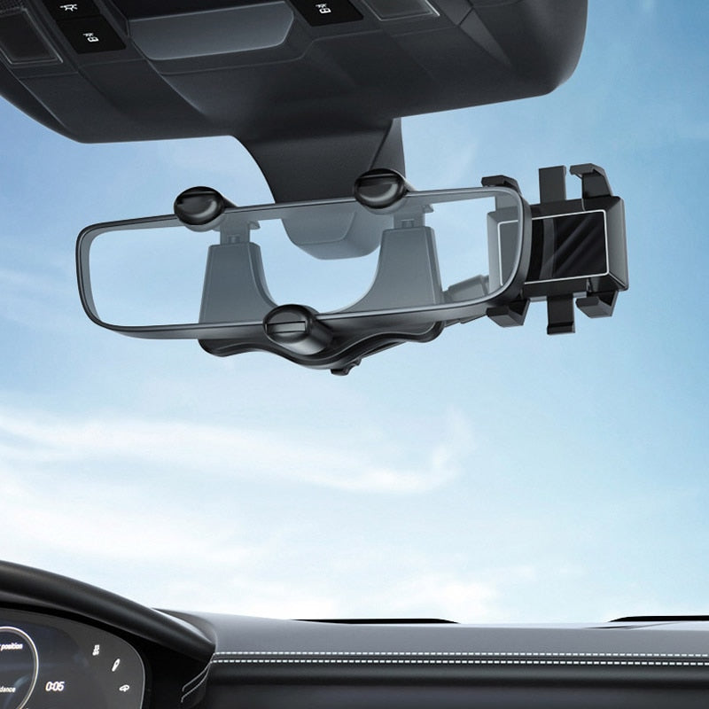 BowLift | Rotating Rearview Mirror Phone Holder