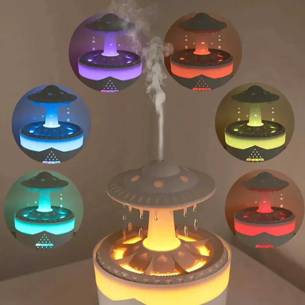 BowLift | UFO Air Humidifier | Ultrasonic Aromatherapy Diffuser with Remote Control - Grosven