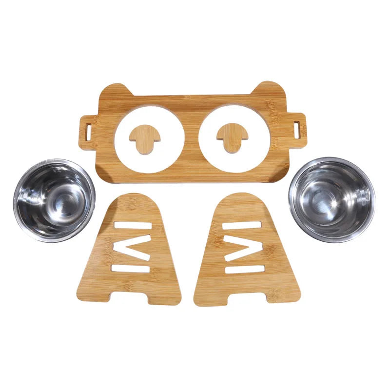 BowLift | Elegant bamboo bowl for your dog's comfort