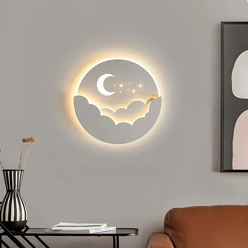 BowLift | Magical LED Wall Lamp – Moon & Stars Night Light