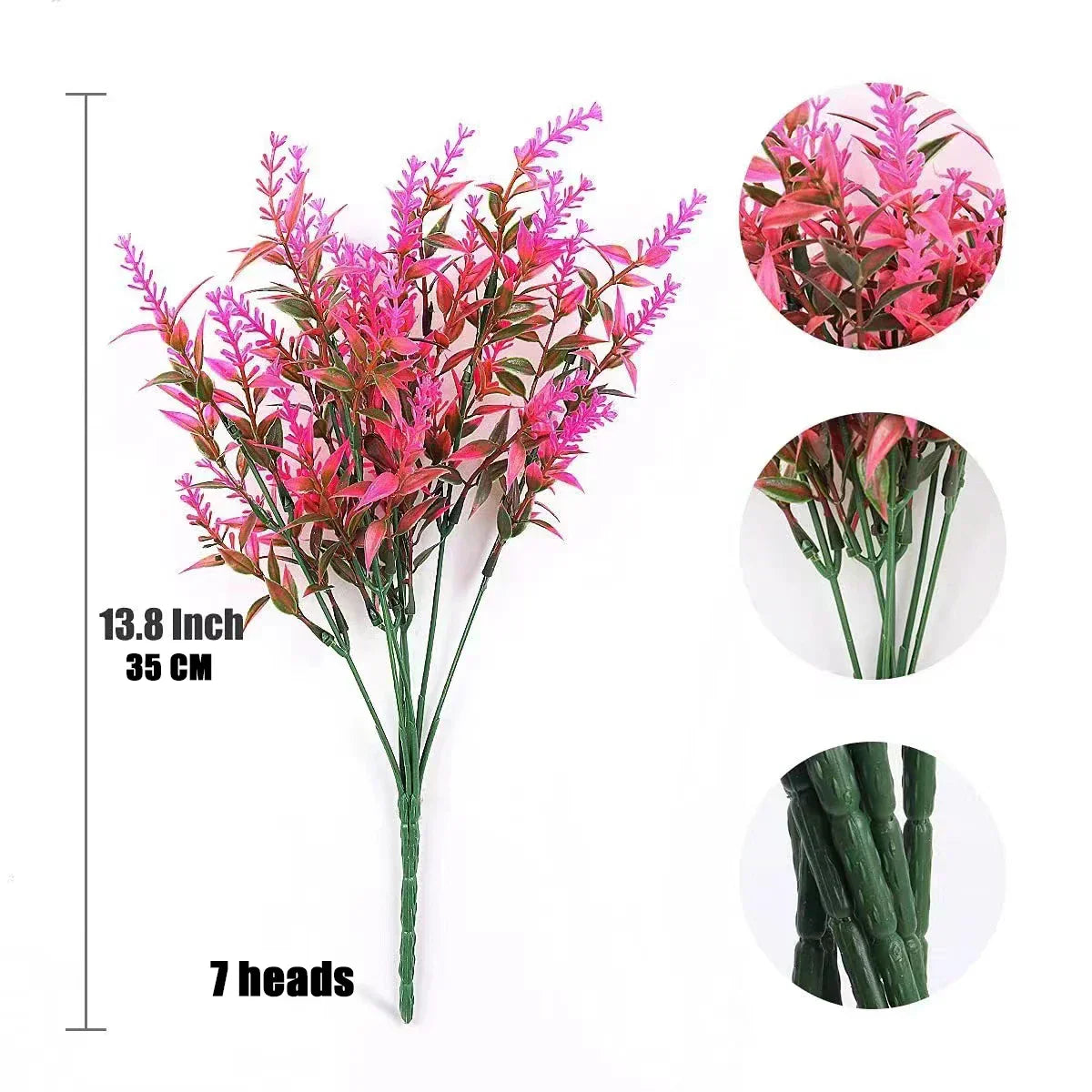 BowLift | Floraven Lavender Bouquet | Artificial & Carefree | 5 Stems | For Indoor & Outdoor