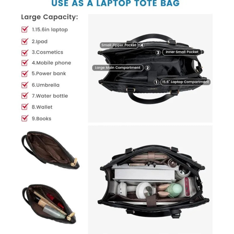 BowLift | 2-in-1 Laptop Bag with Insulated Lunch Compartment