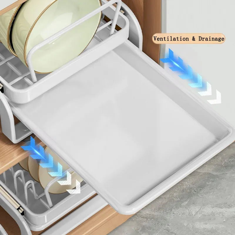 BowLift | Kitchen Cabinet Sliding Storage Dish Rack