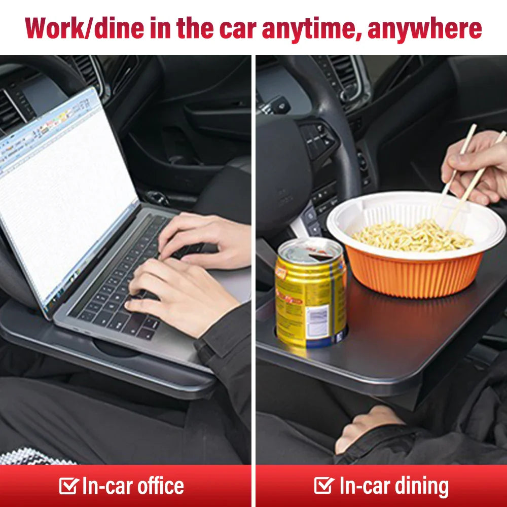 BowLift | 2 In 1 Car Steering Dine with Seat Gap Organizer