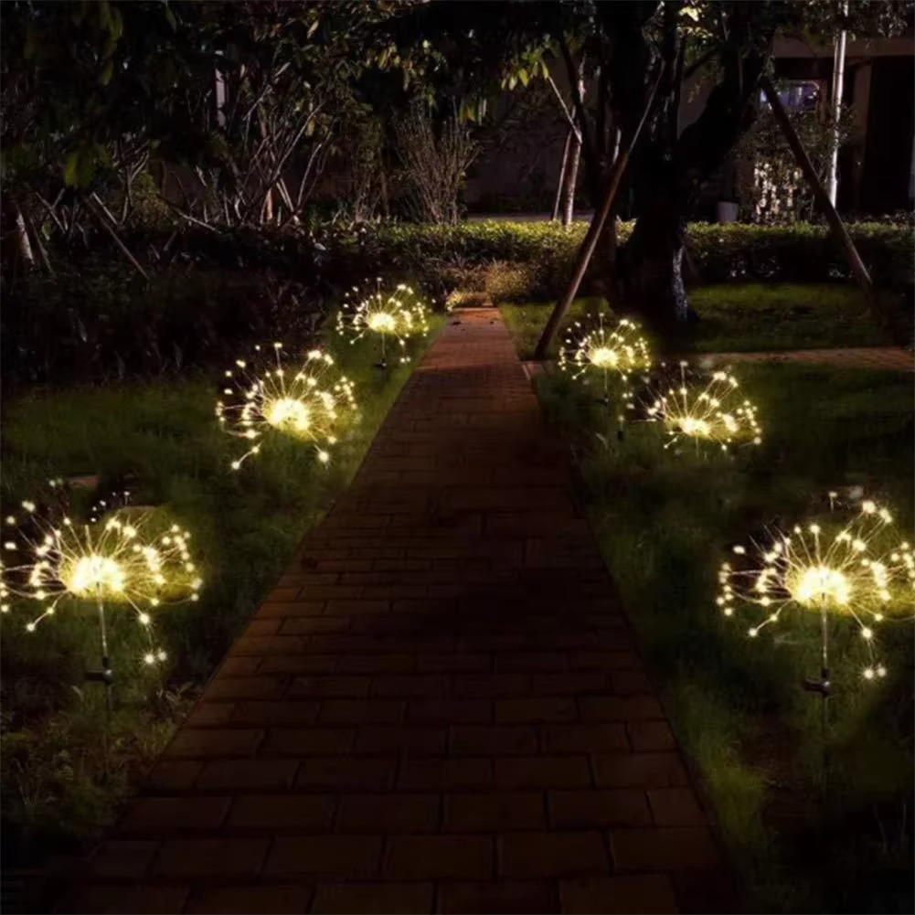 BowLift | Enchanting Solar LED Fireworks Garden Light - 90/150 LED Waterproof Outdoor String Lamp