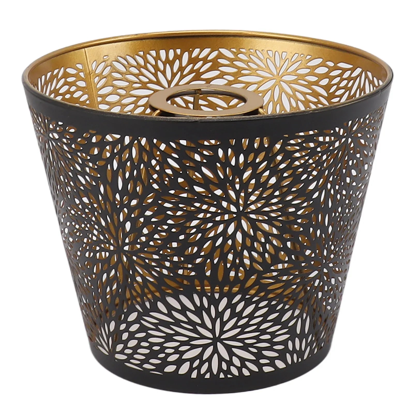 BowLift | Metal lampshade with gold pattern