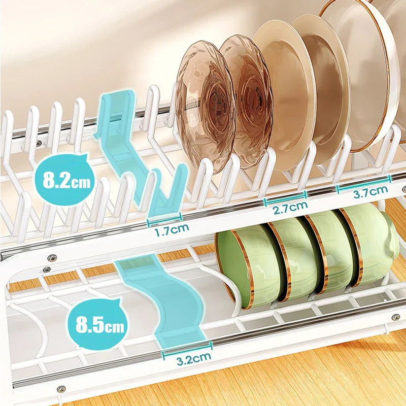 BowLift | Kitchen Cabinet Sliding Storage Dish Rack