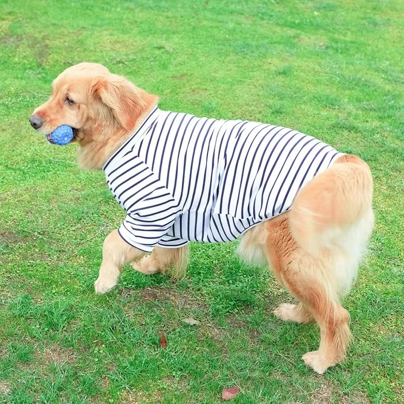 BowLift | Breathable Cotton Stripe T-Shirt for Dogs