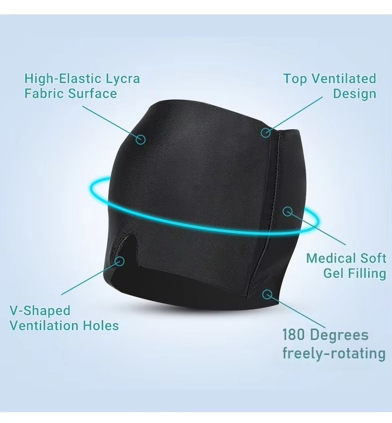 BowLift | Migraine Relief Ice Cap – Hot & Cold Gel Therapy Headache Hat with Eye Mask