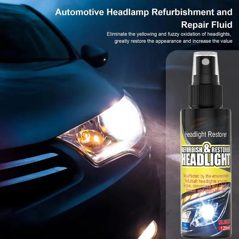 BowLift | Headlight Restoration Spray – Solution for dull, yellowed, or cloudy car headlights