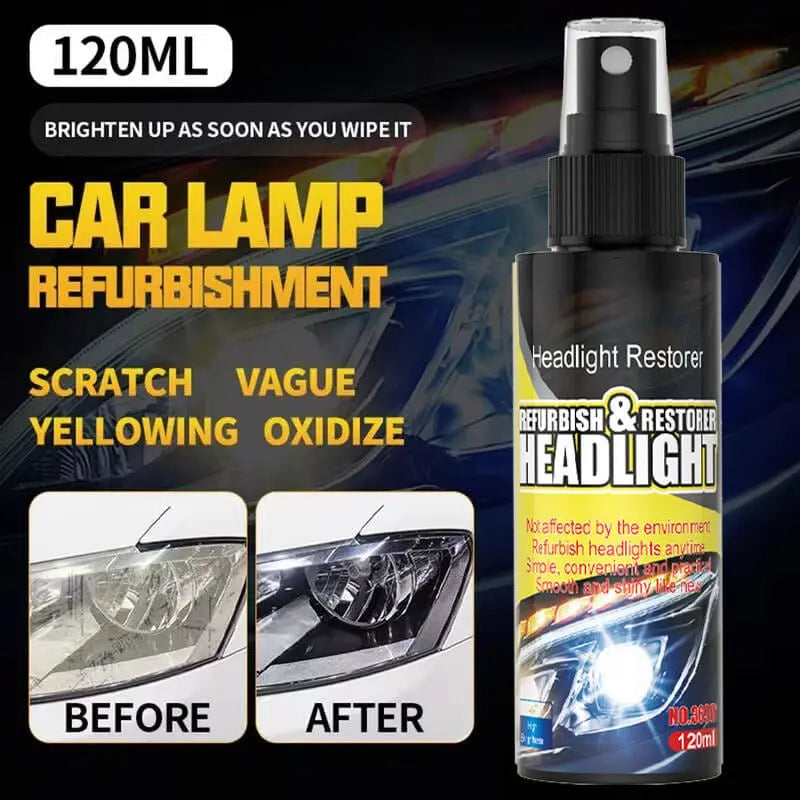 BowLift | Headlight Restoration Spray – Solution for dull, yellowed, or cloudy car headlights