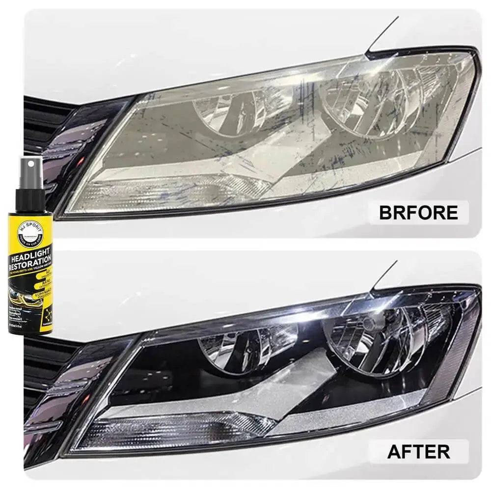 BowLift | Headlight Restoration Spray – Solution for dull, yellowed, or cloudy car headlights