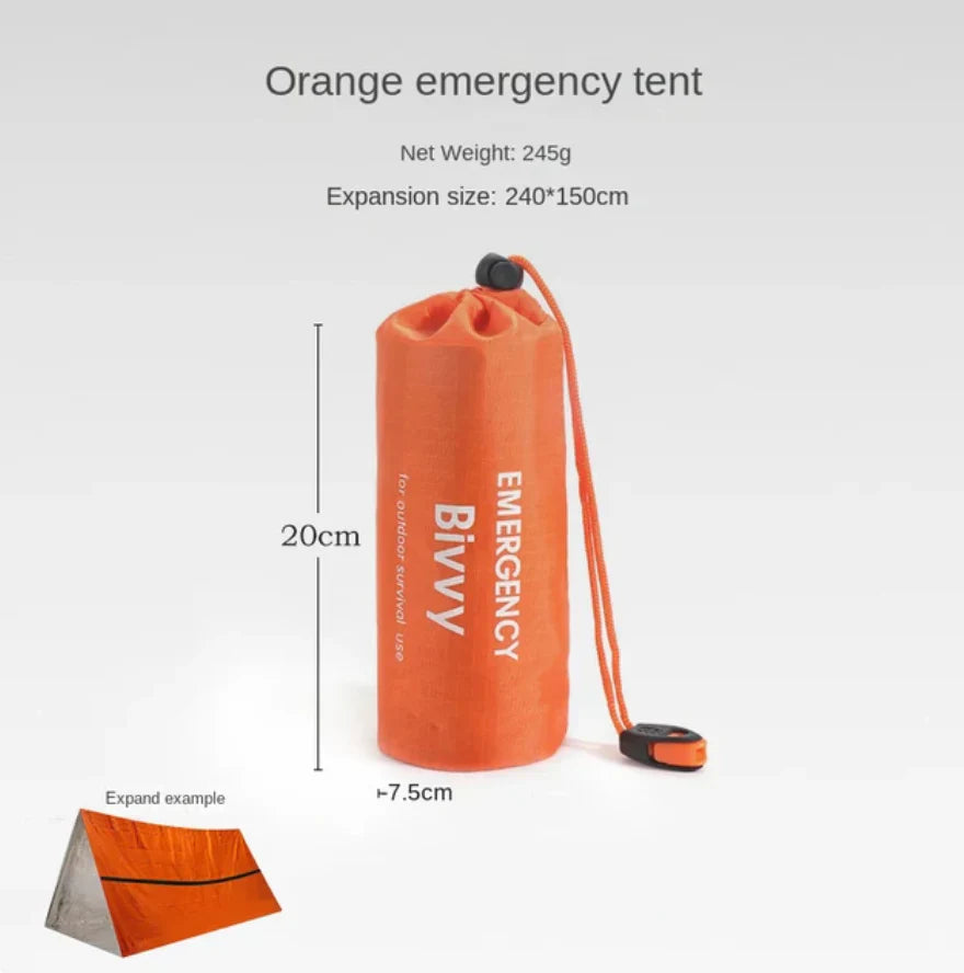 BowLift | 2-Person Survival Tent with Thermal Insulation for Outdoor Adventures