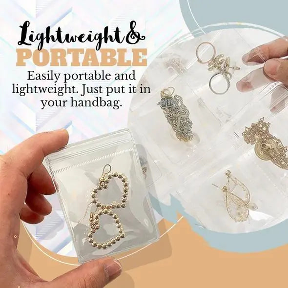 BowLift | Jewelry Storage Book – Transparent Travel Case with PRedection System