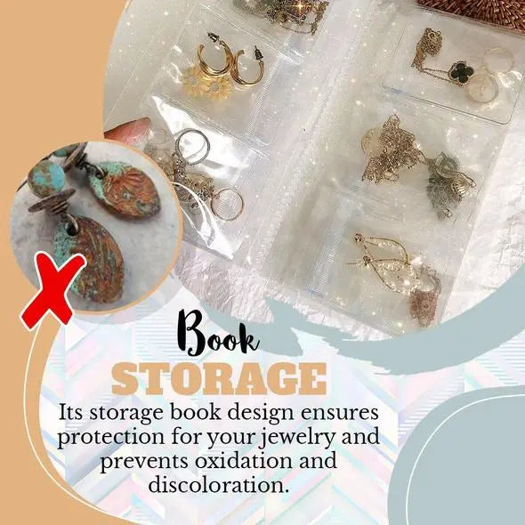 BowLift | Jewelry Storage Book – Transparent Travel Case with PRedection System