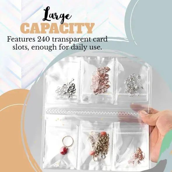 BowLift | Jewelry Storage Book – Transparent Travel Case with PRedection System