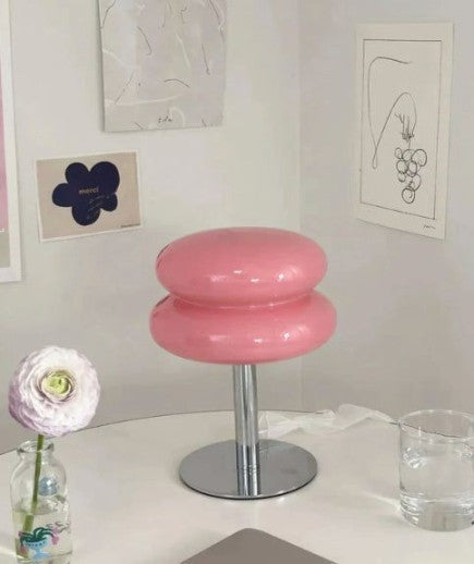 BowLift | LueurRose – Retro Table Lamp with Dimmable LED and USB