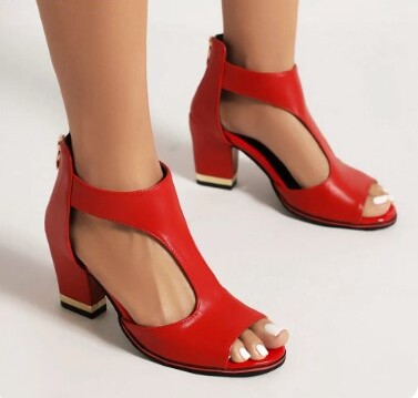 BowLift | Leather Orthopedic Heeled Sandals