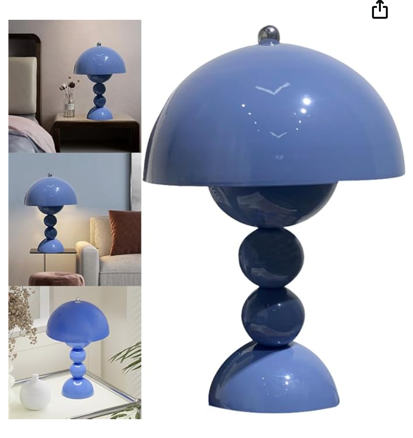 BowLift | Mushroom Dimmerable LED Table Lamp | USB Rechargeable