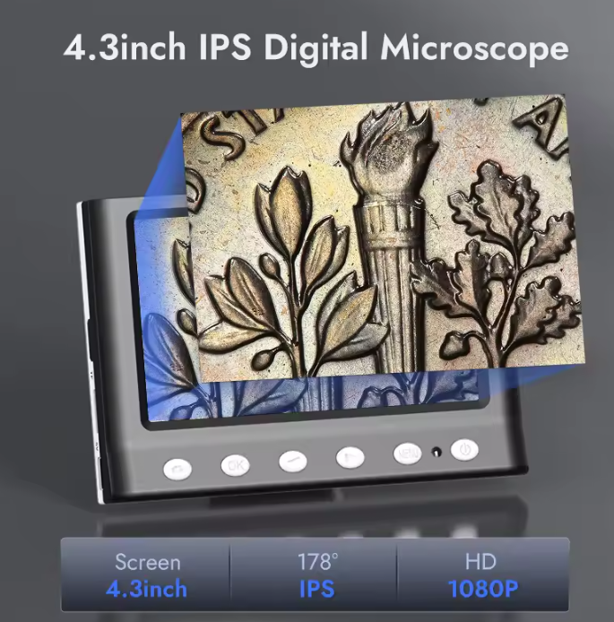 BowLift | Digital Microscope with 4.3'' Display – 1000X Magnification