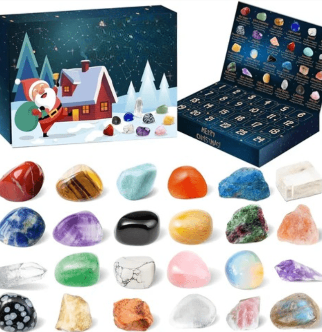 BowLift | Advent calendar with 24 real gemstones for young explorers