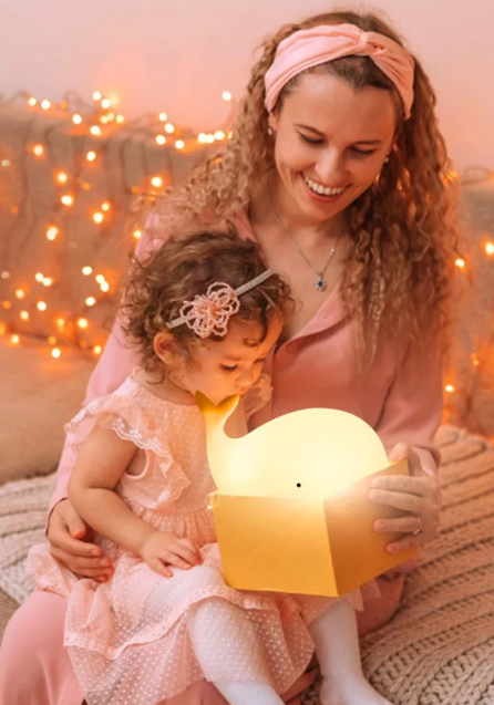 BowLift | Charming Color Changing Whale Night Light