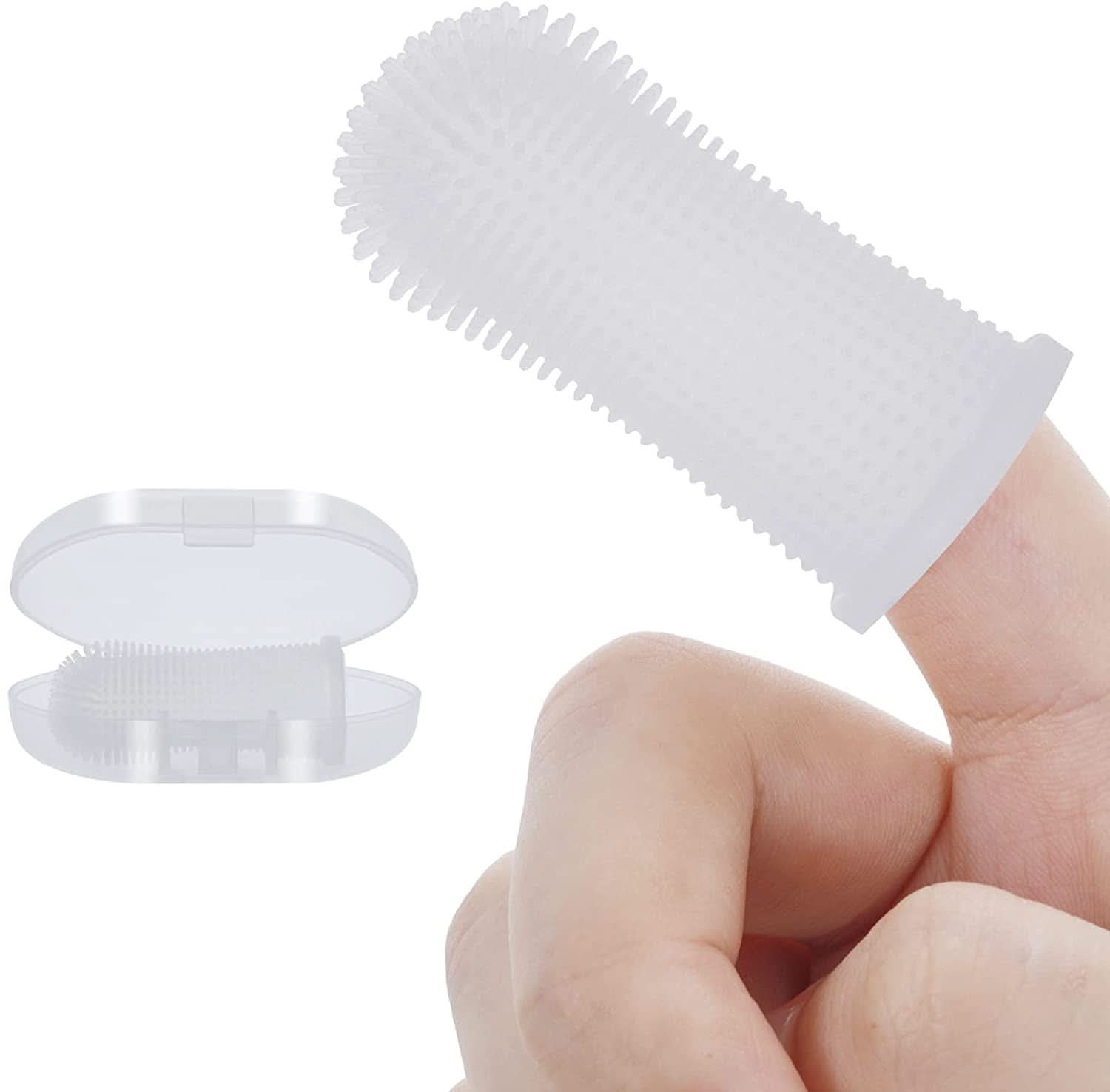 BowLift | 360° silicone finger toothbrush for safe dental care for dogs