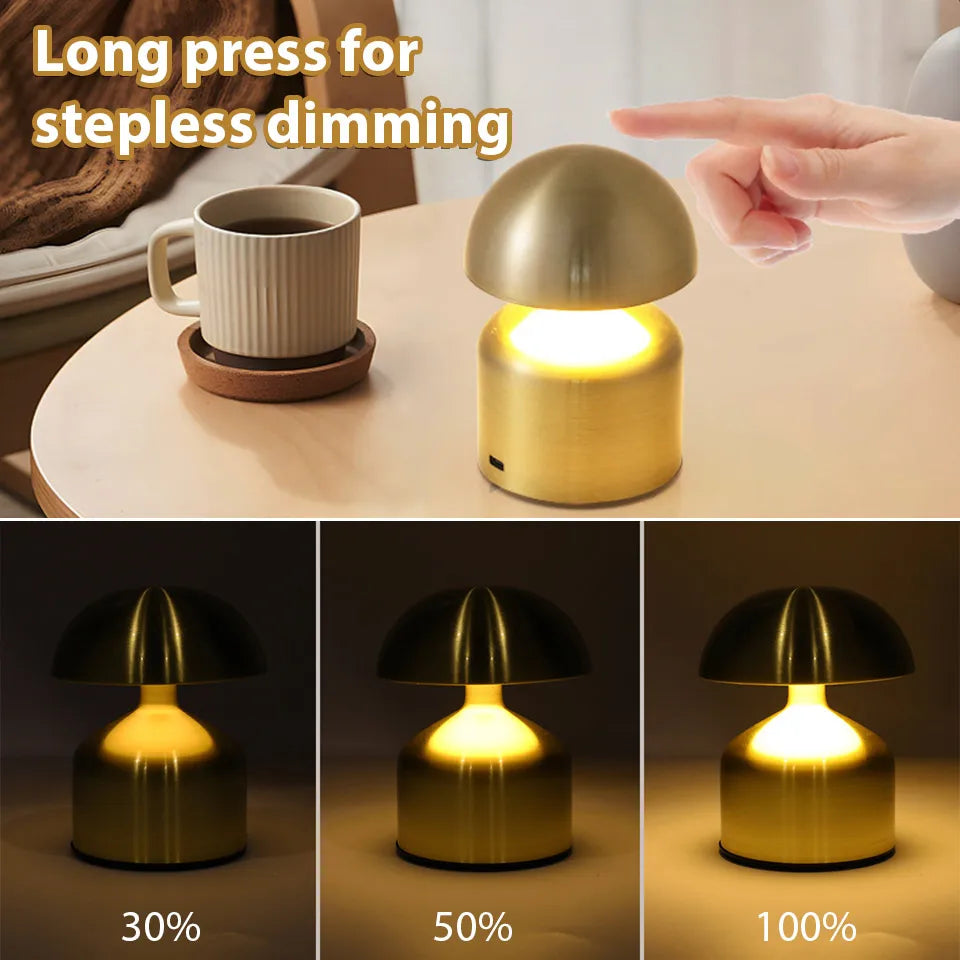 BowLift | LumoVerde LED table lamp | Rechargeable | 3 color temperatures & touch dimmer | 4W | 5V