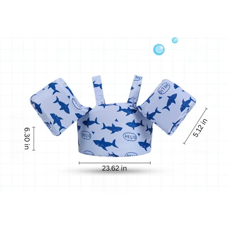 BowLift | Infant Safety Swim Trainer with Buoyancy Vest and Arm Floats