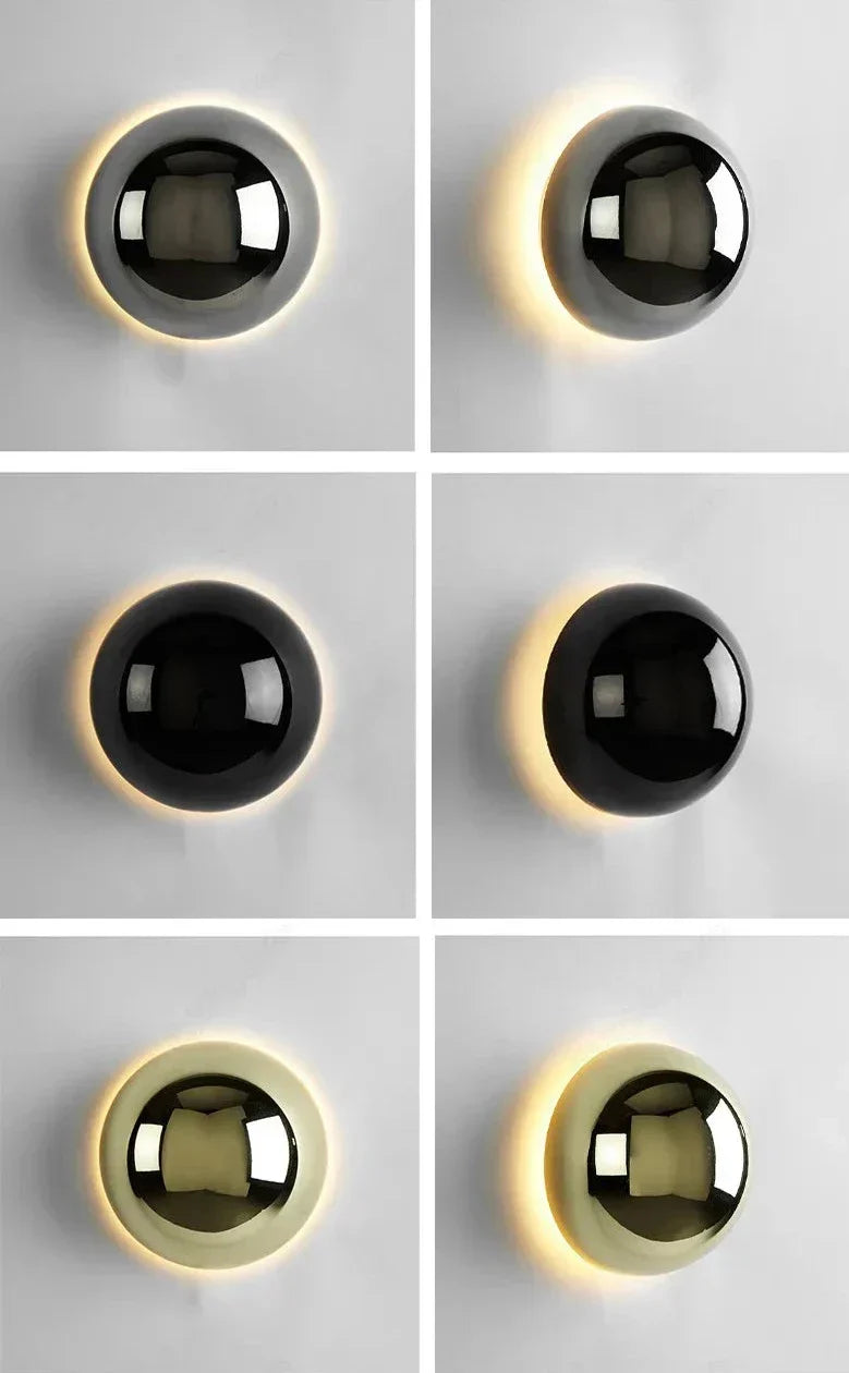 BowLift | AuroraLume – Nordic Wall Lamp in Aluminium and Acrylic