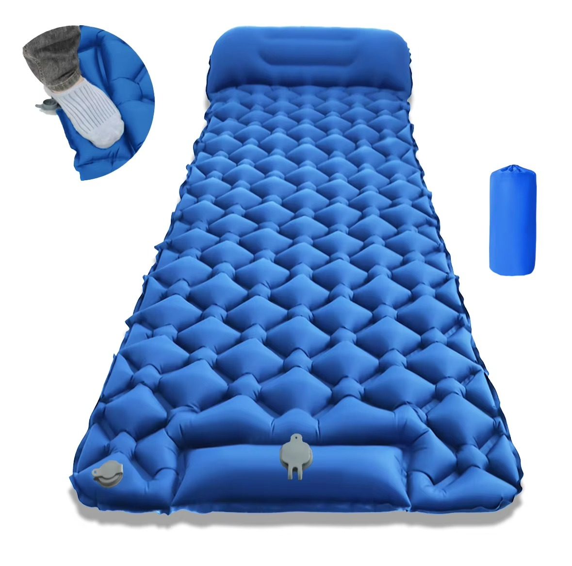 BowLift | Ultra-Comfort Inflatable Camping Mattress with Integrated Pillow and Pump