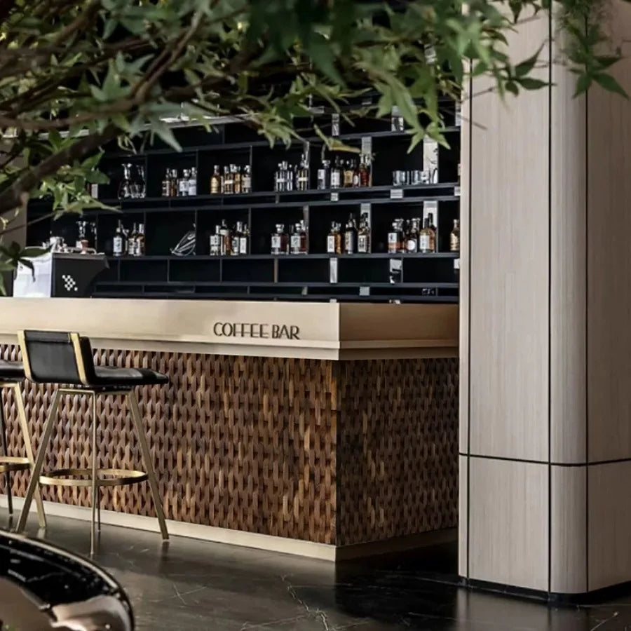 BowLift | 3D Solid Wood Mosaic Wall Panel with Acoustic Design