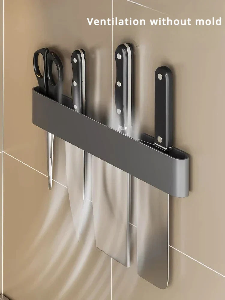 BowLift | Knife holder - Knifey - Stainless steel - Multi-function shelf