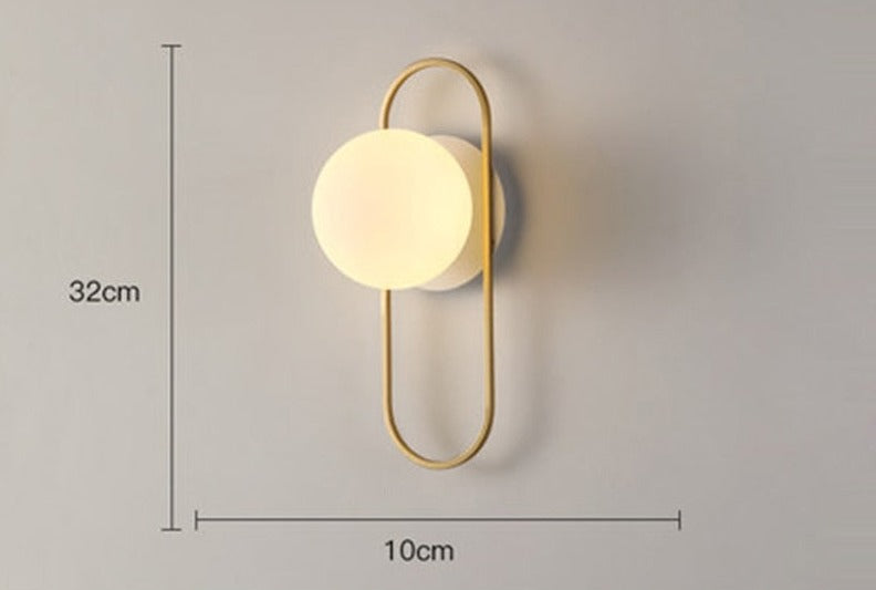 BowLift | BulbAura - Scandinavian Wall Lamp