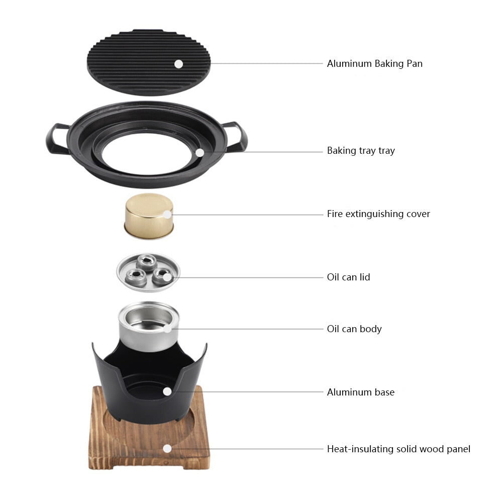 BowLift | Mini BBQ Non-Stick Japanese Grill