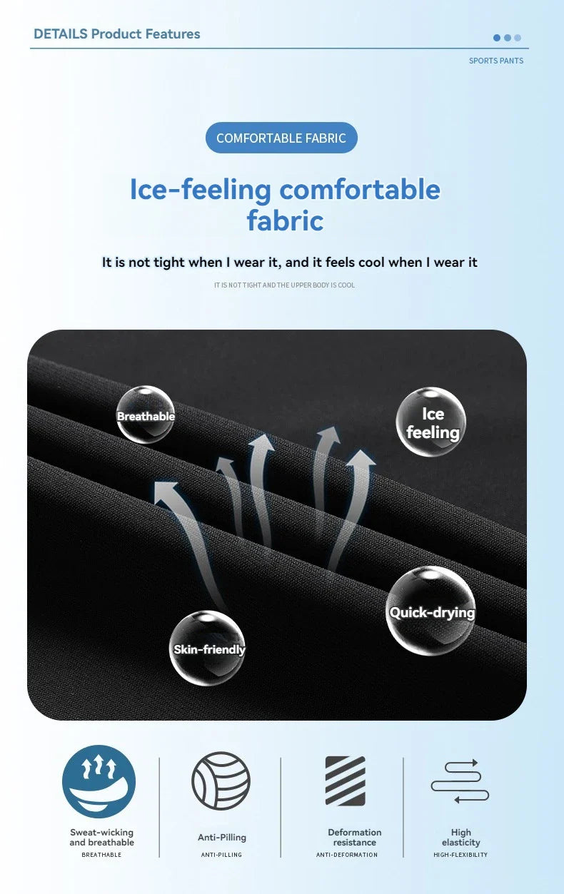 BowLift | High Elastic Ice Silk Casual Pants