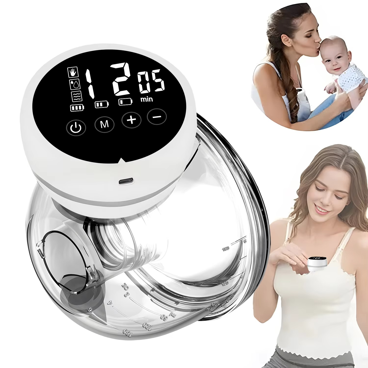 BowLift | Effortless Dual Electric Hands-Free Breast Pump