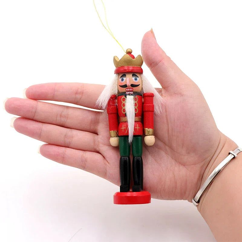 BowLift | HoutPracht | Set of 6 Mini Nutcracker Ornaments