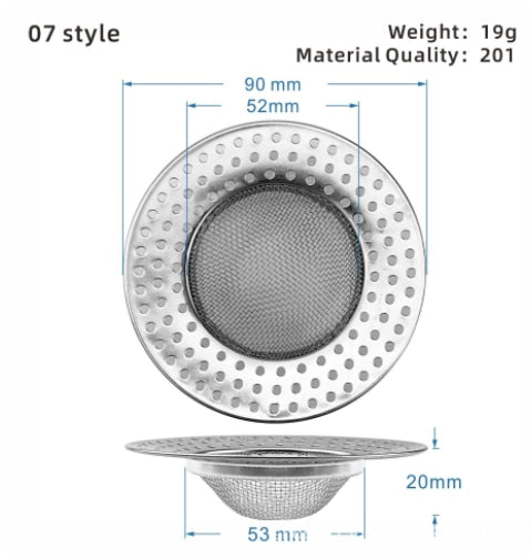 BowLift | Stainless Steel Sink Drain Catch All Strainer