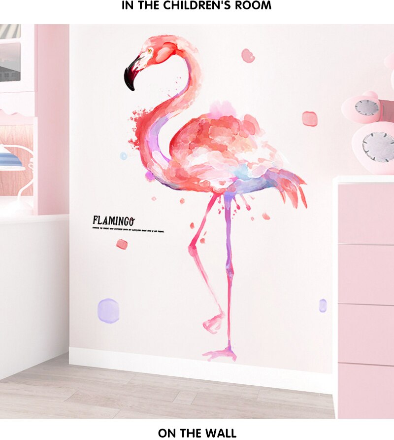 BowLift | Flamingo Wall Stickers for Kids Room Home