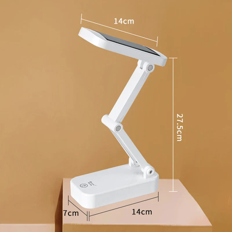 BowLift | Solar LED Table Lamp | Foldable & Dimmable | USB Rechargeable | Eye-Friendly & Modern