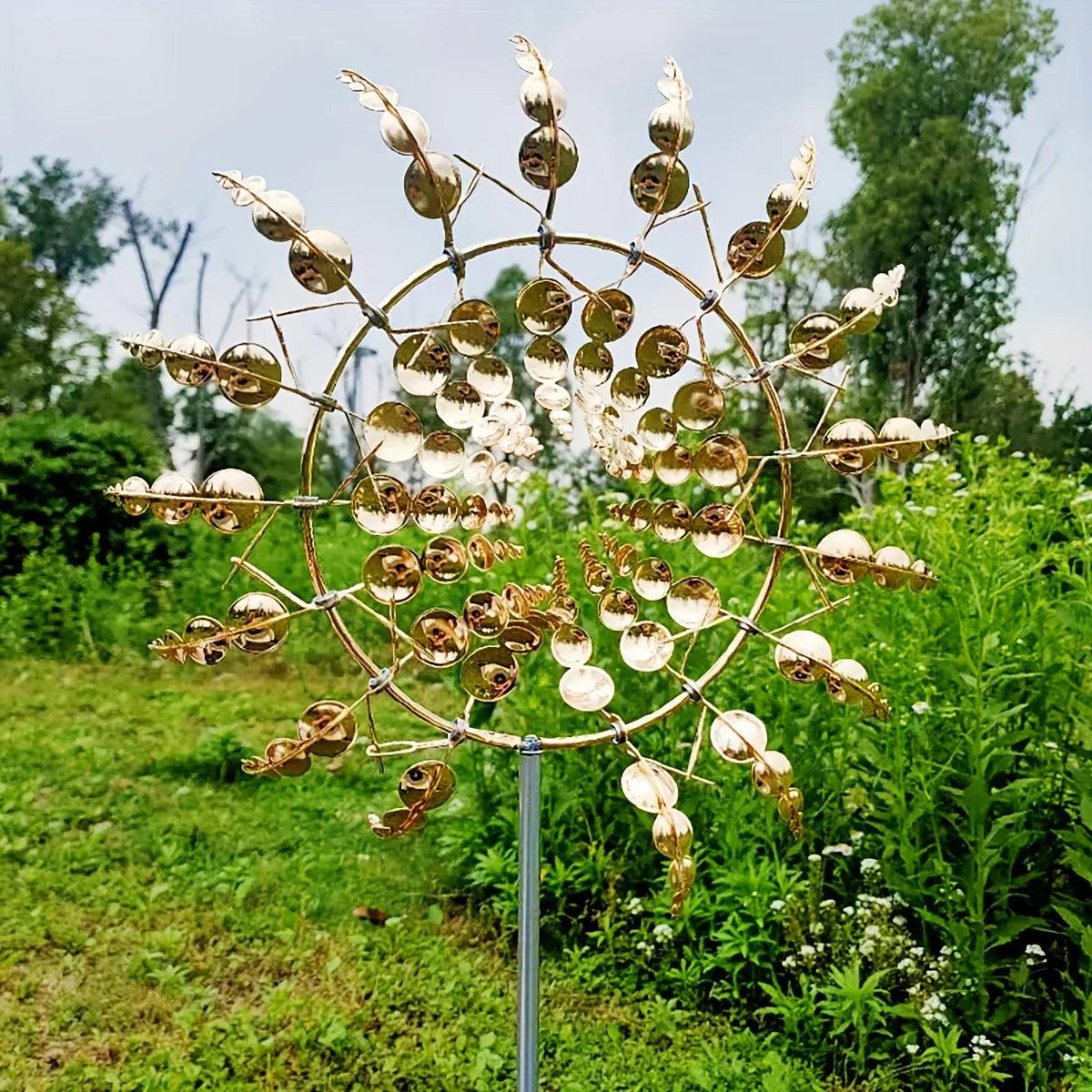 BowLift | Windmill Spinner | Unique wind-powered garden decor made of metal