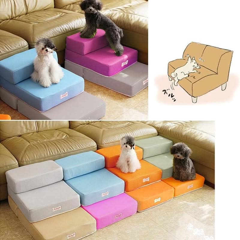 BowLift | Luxury dog steps for safe access to couch & bed