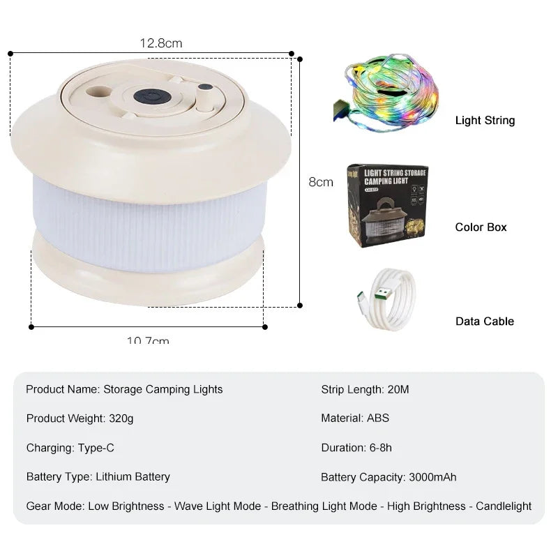 BowLift | Atmosphere Led Strips Camping Lamp