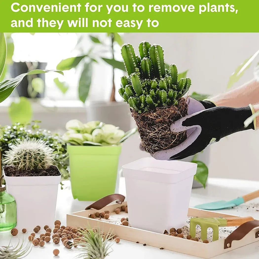 BowLift | Bloomigo Mini Flower Pot Set | Bright Colors | Weatherproof & Ventilated | For Balcony & Indoor