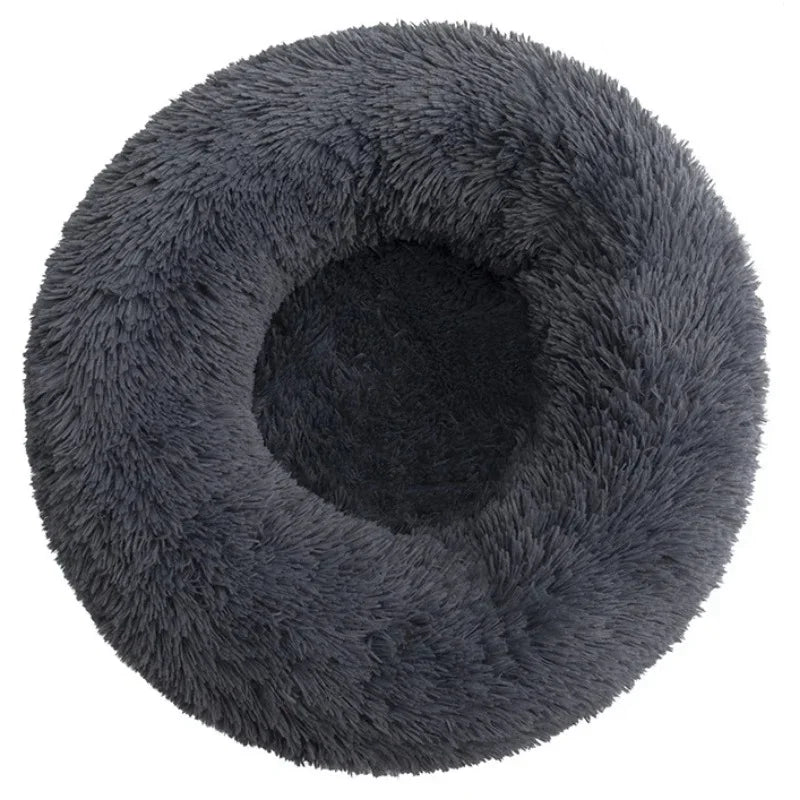 BowLift | CozyNest Plush Round Pet Bed – Washable & Non-Slip