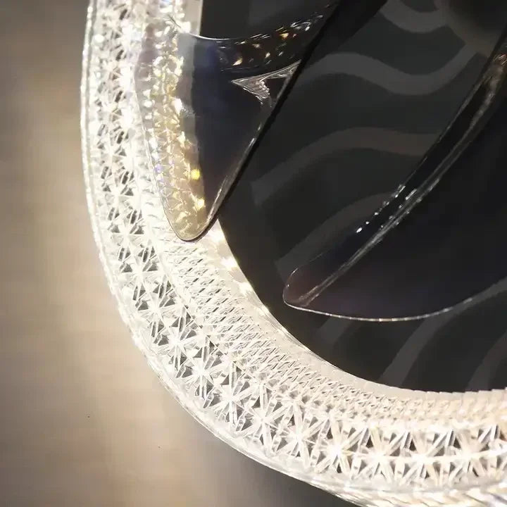 BowLift | 3in1 Remote Control Noise-Free Noise Elegant Fan Lamp