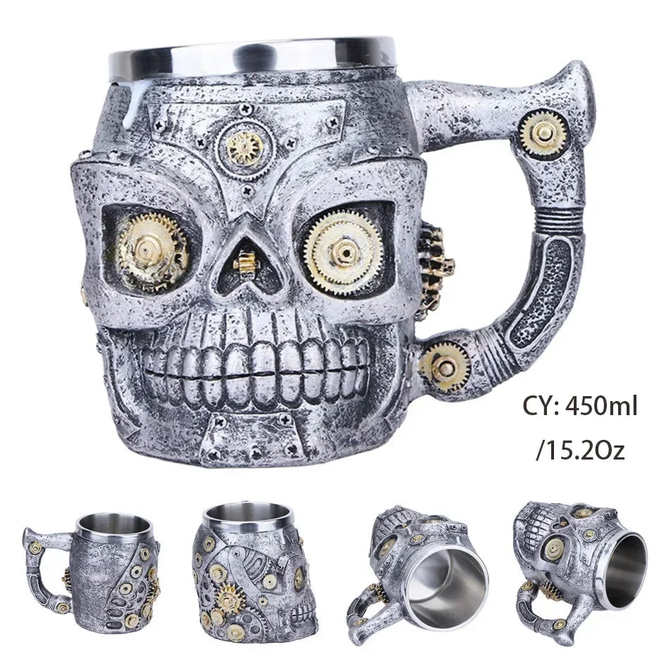 BowLift | Medieval Dragon Resin Stainless Steel Mug as Coffee Mug or Tea Mug